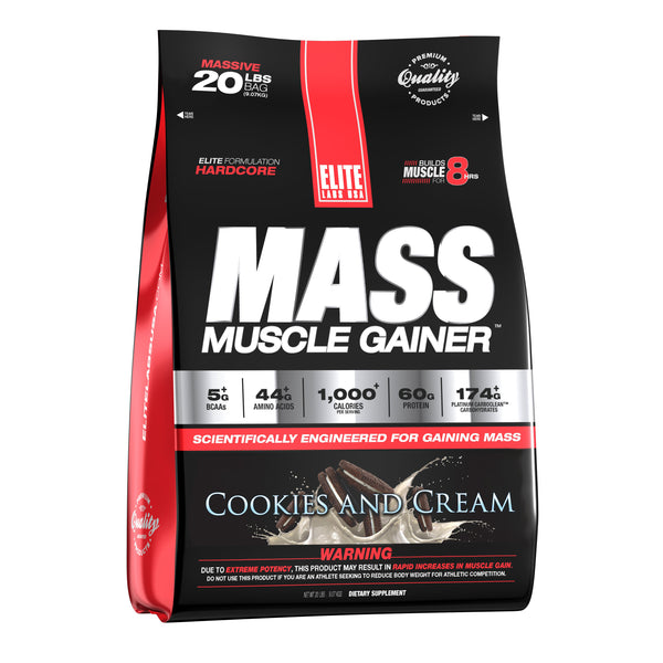 MASS MUSCLE GAINER COOKIES N CREAM 20 lbs.